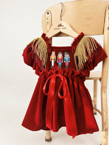 Nutcrackers 6-12 Romper OOAK